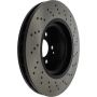 CENTRIC PARTS 128.35038 Centric Premium OE Style Drilled Brake Rotor