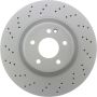CENTRIC PARTS 128.35046 Centric Premium OE Style Drilled Brake Rotor