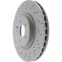 CENTRIC PARTS 128.35046 Centric Premium OE Style Drilled Brake Rotor