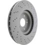CENTRIC PARTS 128.35046 Centric Premium OE Style Drilled Brake Rotor