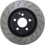 CENTRIC PARTS 128.35049 Centric Premium OE Style Drilled Brake Rotor