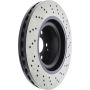 CENTRIC PARTS 128.35049 Centric Premium OE Style Drilled Brake Rotor