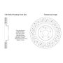 CENTRIC PARTS 128.35052 Centric Premium OE Style Drilled Brake Rotor