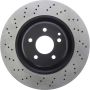 CENTRIC PARTS 128.35052 Centric Premium OE Style Drilled Brake Rotor