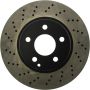 CENTRIC PARTS 128.35064 Centric Premium OE Style Drilled Brake Rotor