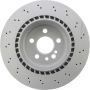CENTRIC PARTS 128.35067 Centric Premium OE Style Drilled Brake Rotor