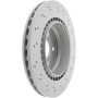 CENTRIC PARTS 128.35067 Centric Premium OE Style Drilled Brake Rotor
