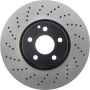 CENTRIC PARTS 128.35069 Centric Premium OE Style Drilled Brake Rotor