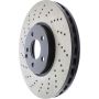 CENTRIC PARTS 128.35069 Centric Premium OE Style Drilled Brake Rotor