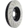 CENTRIC PARTS 128.35069 Centric Premium OE Style Drilled Brake Rotor