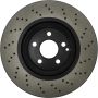 CENTRIC PARTS 128.35078 Centric Premium OE Style Drilled Brake Rotor