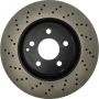 CENTRIC PARTS 128.35078 Centric Premium OE Style Drilled Brake Rotor