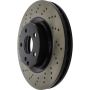 CENTRIC PARTS 128.35078 Centric Premium OE Style Drilled Brake Rotor