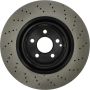 CENTRIC PARTS 128.35095 Centric Premium OE Style Drilled Brake Rotor