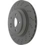 CENTRIC PARTS 128.35096 Centric Premium OE Style Drilled Brake Rotor