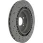 CENTRIC PARTS 128.35096 Centric Premium OE Style Drilled Brake Rotor