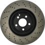 CENTRIC PARTS 128.35099 Centric Premium OE Style Drilled Brake Rotor