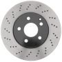 CENTRIC PARTS 128.35109 Centric Premium OE Style Drilled Brake Rotor