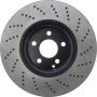 CENTRIC PARTS 128.35110 Centric Premium OE Style Drilled Brake Rotor