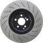 CENTRIC PARTS 128.35118 Centric Premium OE Style Drilled Brake Rotor