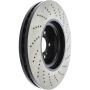 CENTRIC PARTS 128.35118 Centric Premium OE Style Drilled Brake Rotor