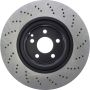 CENTRIC PARTS 128.35120 Centric Premium OE Style Drilled Brake Rotor
