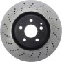 CENTRIC PARTS 128.35120 Centric Premium OE Style Drilled Brake Rotor