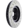 CENTRIC PARTS 128.35120 Centric Premium OE Style Drilled Brake Rotor