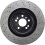 CENTRIC PARTS 128.35126 Centric Premium OE Style Drilled Brake Rotor