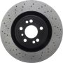 CENTRIC PARTS 128.35126 Centric Premium OE Style Drilled Brake Rotor