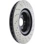 CENTRIC PARTS 128.35126 Centric Premium OE Style Drilled Brake Rotor