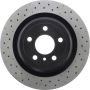 CENTRIC PARTS 128.35127 Centric Premium OE Style Drilled Brake Rotor
