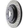 CENTRIC PARTS 128.35127 Centric Premium OE Style Drilled Brake Rotor