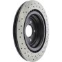 CENTRIC PARTS 128.35127 Centric Premium OE Style Drilled Brake Rotor