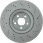 CENTRIC PARTS 128.35132 Centric Premium OE Style Drilled Brake Rotor