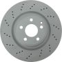 CENTRIC PARTS 128.35132 Centric Premium OE Style Drilled Brake Rotor
