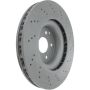 CENTRIC PARTS 128.35132 Centric Premium OE Style Drilled Brake Rotor