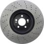 CENTRIC PARTS 128.35154 Centric Premium OE Style Drilled Brake Rotor