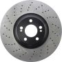 CENTRIC PARTS 128.35154 Centric Premium OE Style Drilled Brake Rotor