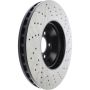 CENTRIC PARTS 128.35154 Centric Premium OE Style Drilled Brake Rotor