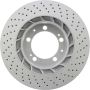 CENTRIC PARTS 128.37027 Centric Premium OE Style Drilled Brake Rotor