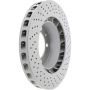 CENTRIC PARTS 128.37027 Centric Premium OE Style Drilled Brake Rotor