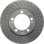 CENTRIC PARTS 128.37028 Centric Premium OE Style Drilled Brake Rotor