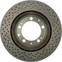 CENTRIC PARTS 128.37029 Centric Premium OE Style Drilled Brake Rotor