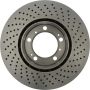 CENTRIC PARTS 128.37034 Centric Premium OE Style Drilled Brake Rotor