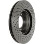 CENTRIC PARTS 128.37034 Centric Premium OE Style Drilled Brake Rotor