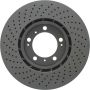 CENTRIC PARTS 128.37035 Centric Premium OE Style Drilled Brake Rotor