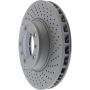 CENTRIC PARTS 128.37037 Centric Premium OE Style Drilled Brake Rotor
