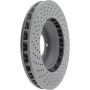 CENTRIC PARTS 128.37037 Centric Premium OE Style Drilled Brake Rotor