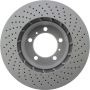 CENTRIC PARTS 128.37038 Centric Premium OE Style Drilled Brake Rotor
